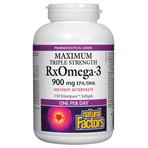 Natural Factors Rx Omega-3 Triple Strength (150 SoftGels)