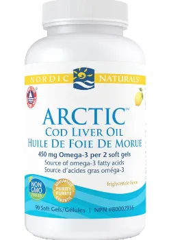 Nordic naturals - arctic cod liver oil 1,000mg - 90 sgels