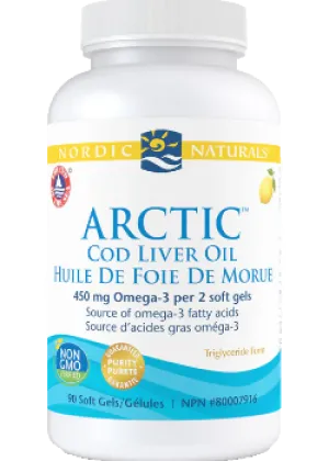 Nordic naturals - arctic cod liver oil 1,000mg - 90 sgels