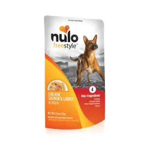 Nulo Freestyle Chicken Salmon Carrot In Broth Recipe Dog Food 28oz Pouch