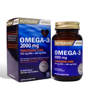 Nutraxin Omega-3 Fish Oil 2000mg Softgels 60s