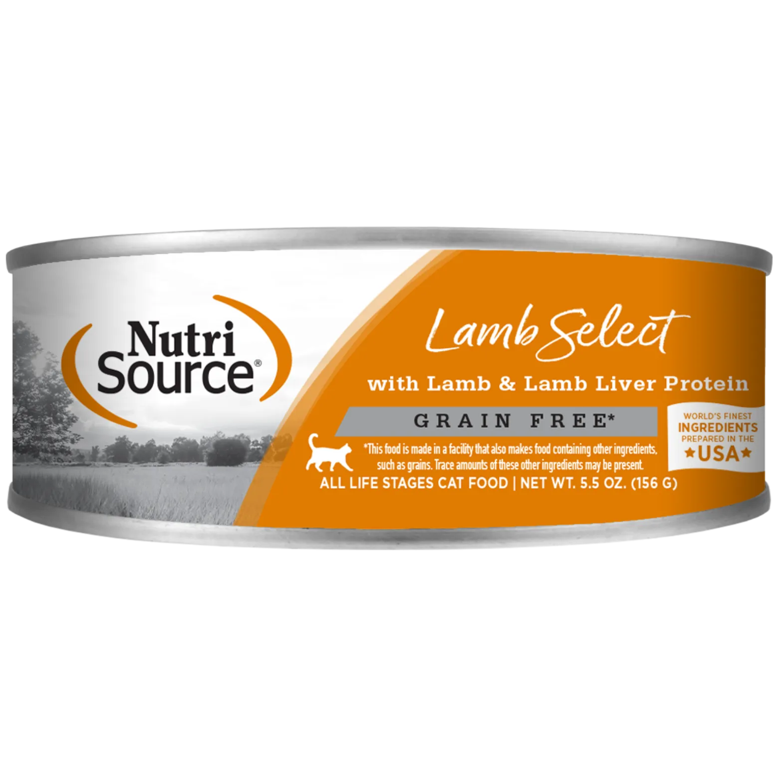 Nutrisource Lamb & Lamb Liver Select Grain-Free Canned Cat Food 5.5 oz