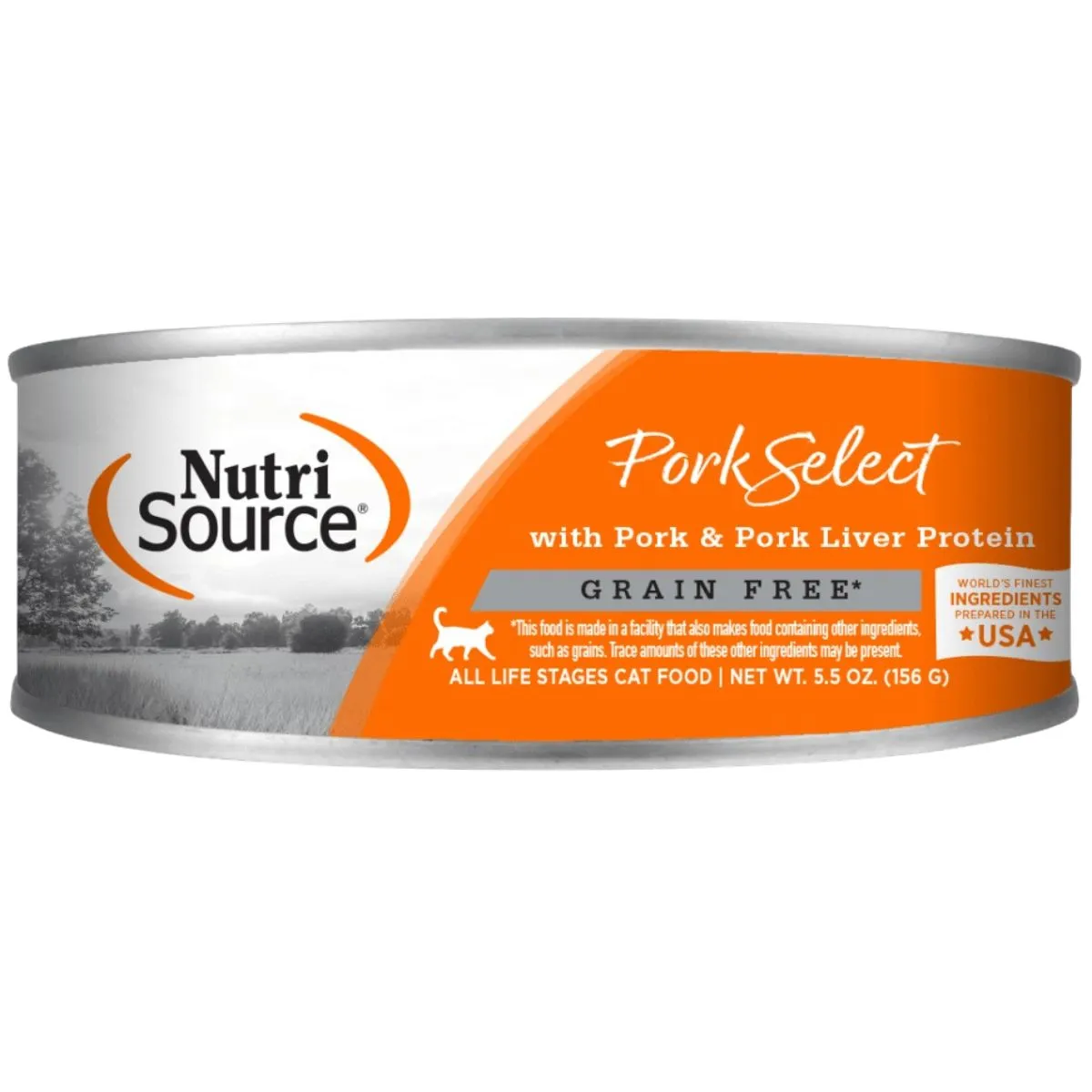 NutriSource Pork Select Healthy Grain Free Wet Cat Food 5.5oz