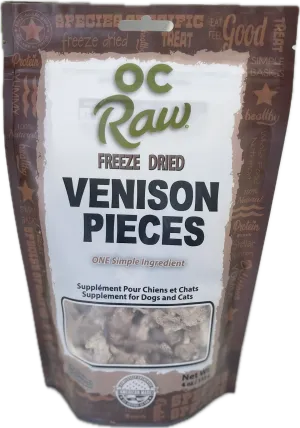 OC Raw Dog Freeze Dried Venison 4oz