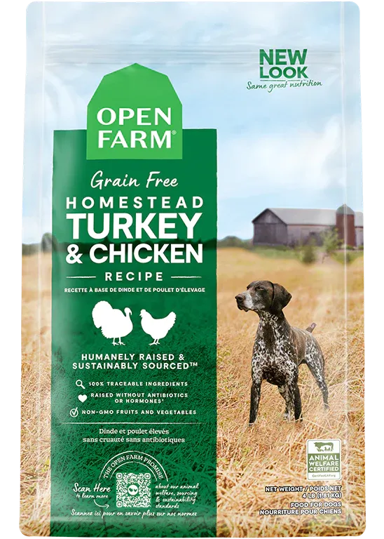 Open Farm - Homestead Turkey & Chicken (Dry Dog Food)