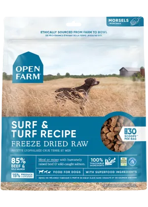 Open Farm Surf & Turf Freeze Dried Raw Dog Food