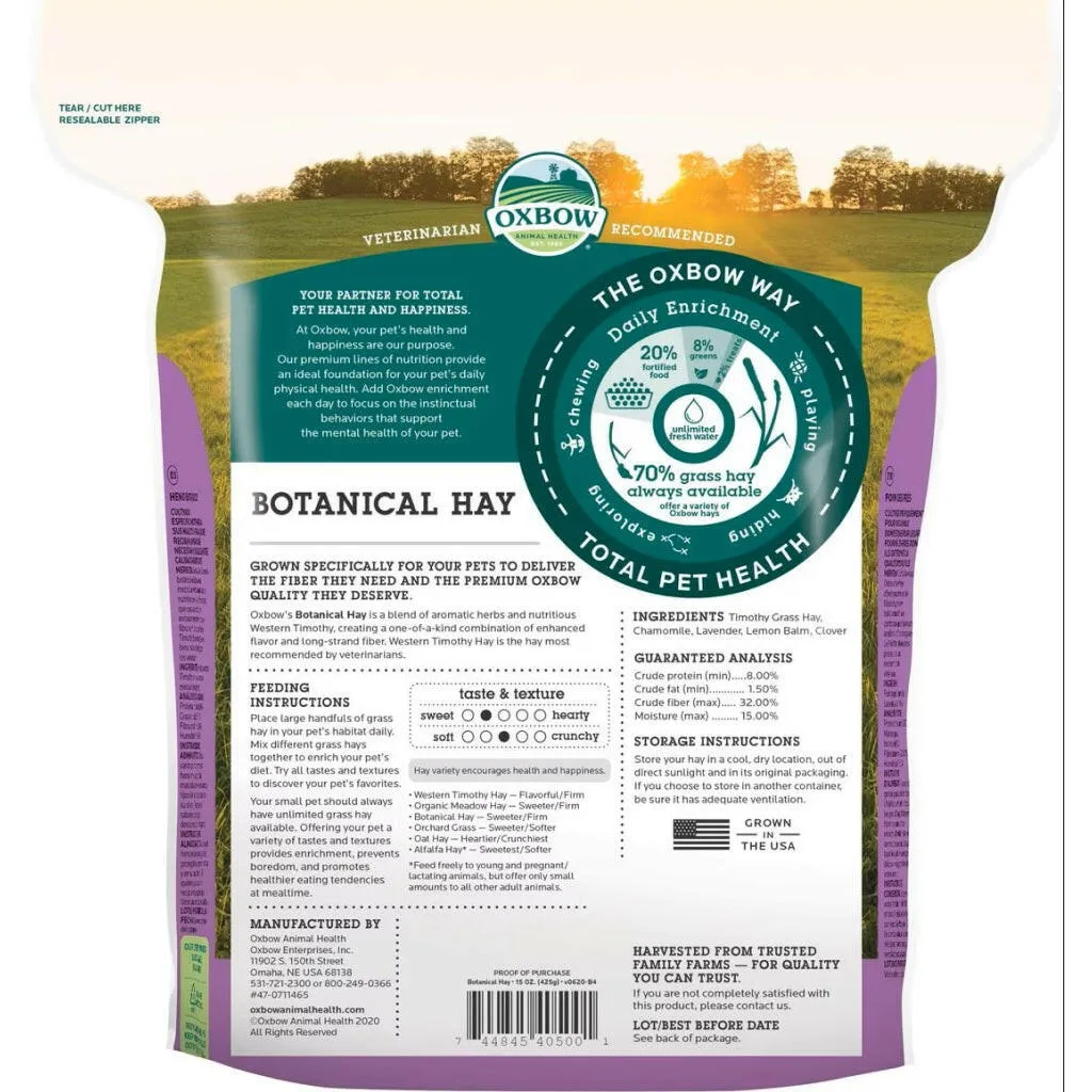 Oxbow Animal Health Botanical Hay (15 oz)