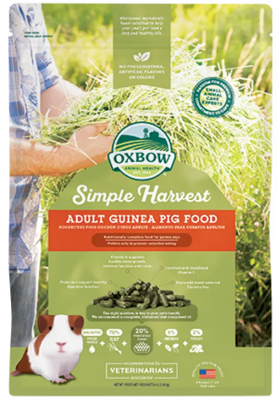 Oxbow Simple Harvest Adult Guinea Pig Food