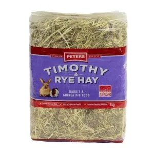 Peters Timothy and Rye Hay Rabbit and Guinea Pig Food 1kg