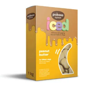 Probono peanut butter iced biscuits 1kg (available in small or large biscuit )