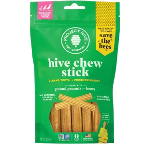 Project Hive Large Dog Chew Stick Dog Honey 7 oz