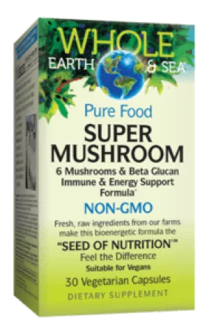 Pure Food Super Mushroom, 60 vcap