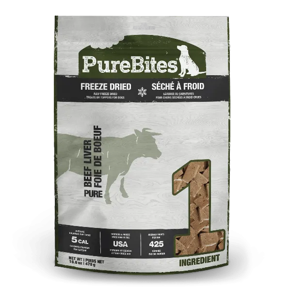 PureBites Freeze Dried Beef Liver Dog Treats