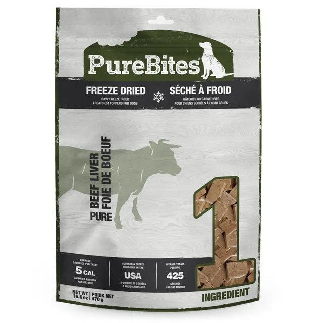 PureBites Freeze Dried Beef Liver Dog Treats