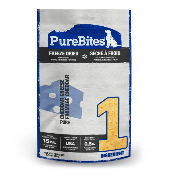 PureBites Freeze Dried Cheddar Cheese Dog Treats