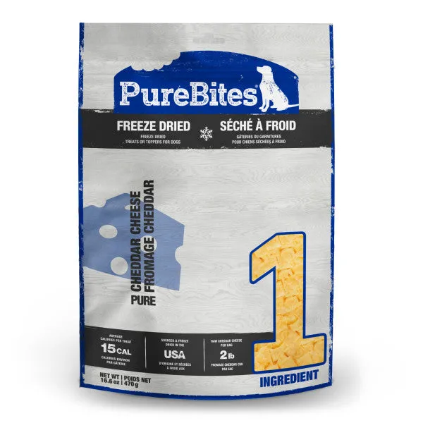 PureBites Freeze Dried Cheddar Cheese Dog Treats