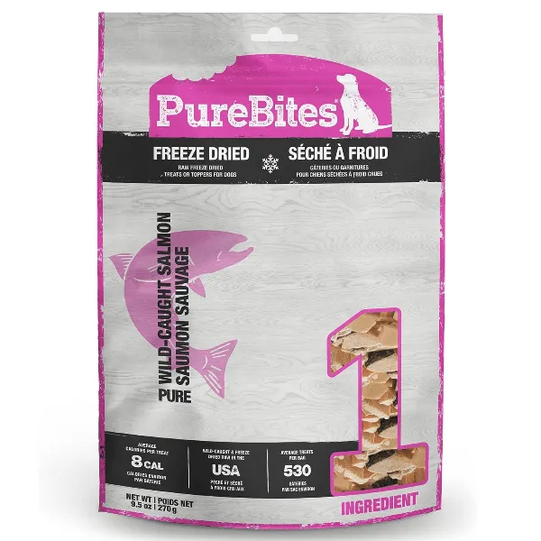 PureBites Freeze Dried Salmon Dog Treats