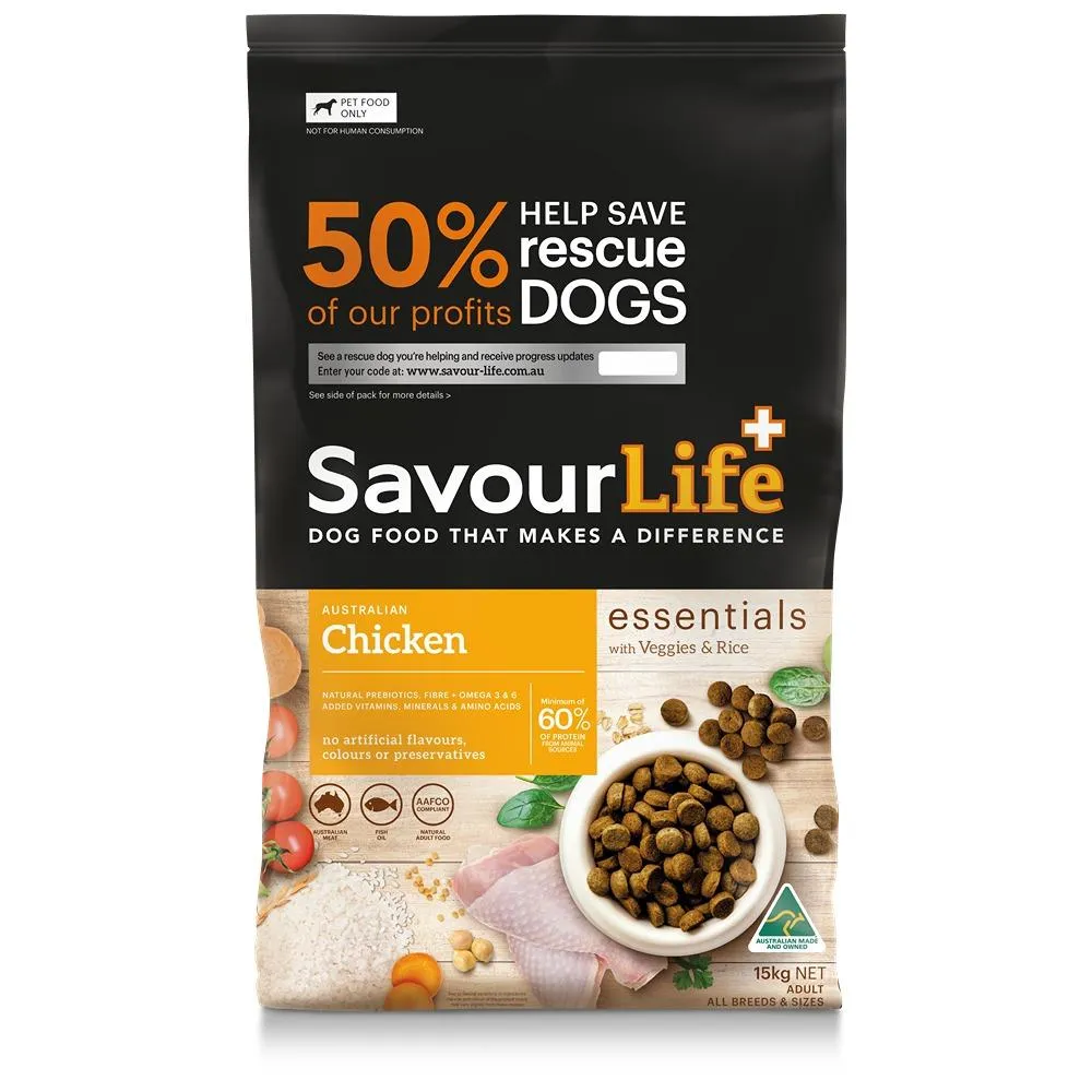 Savourlife Essentials Adult Australian Chicken Dry Dog Food