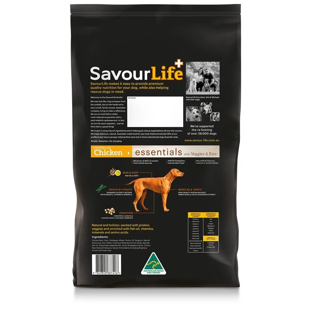 Savourlife Essentials Adult Australian Chicken Dry Dog Food