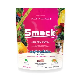 Smack Prairie Very Berry Chicken Raw Dehydrated Dog Food