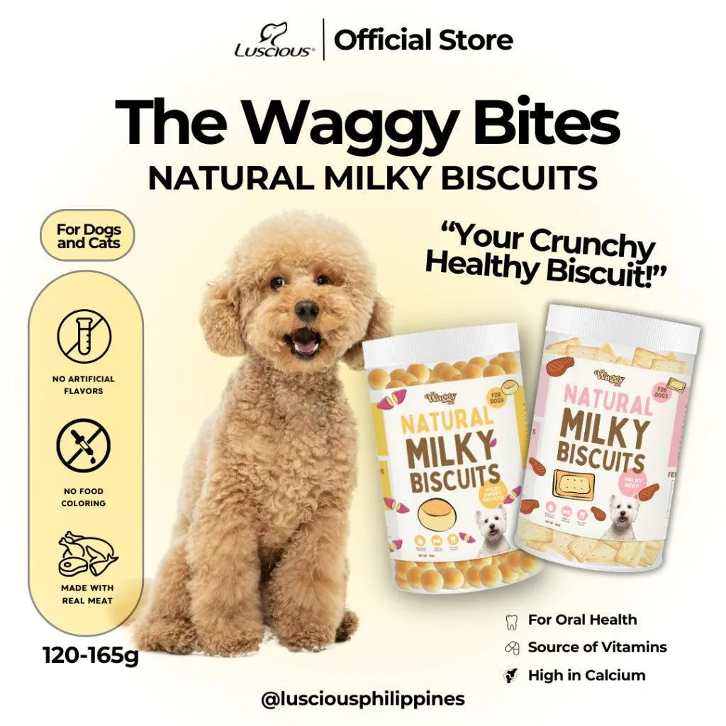 The Waggy Bites - Natural Milky Biscuits (Milky Chicken)