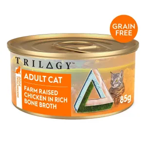 Trilogy Adult Chicken in Bone Broth Wet Cat Food 85g