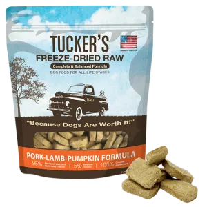 Tucker's Freeze-Dried Raw Pork-Lamb-Pumpkin Dog Food