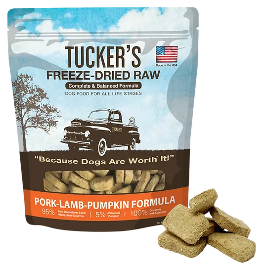 Tucker's Freeze-Dried Raw Pork-Lamb-Pumpkin Dog Food