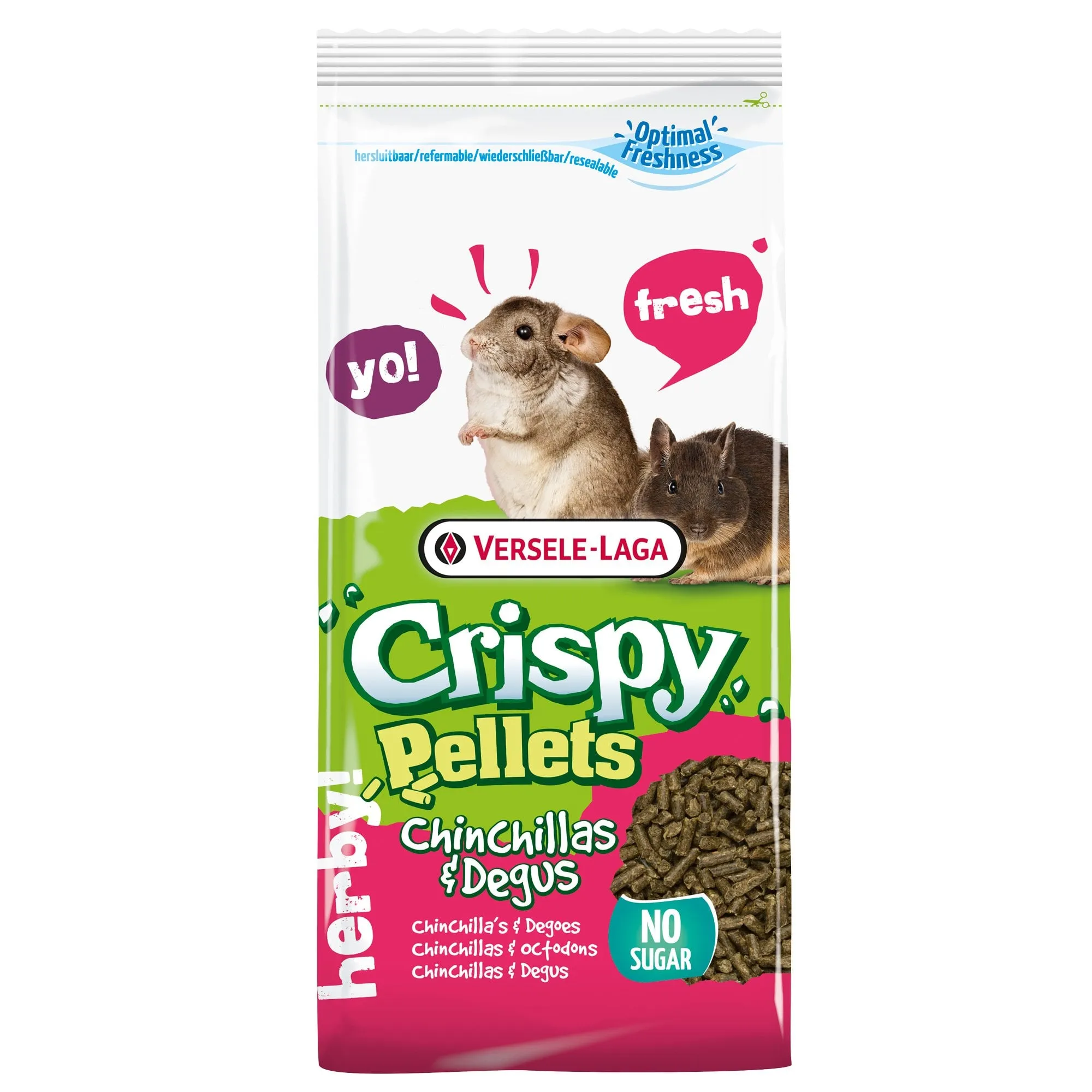 Versele-Laga Crispy Pellets for Chinchillas & Degus