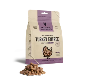 Vital Essentials Turkey Mini Nibs Freeze-Dried Raw Dog Food