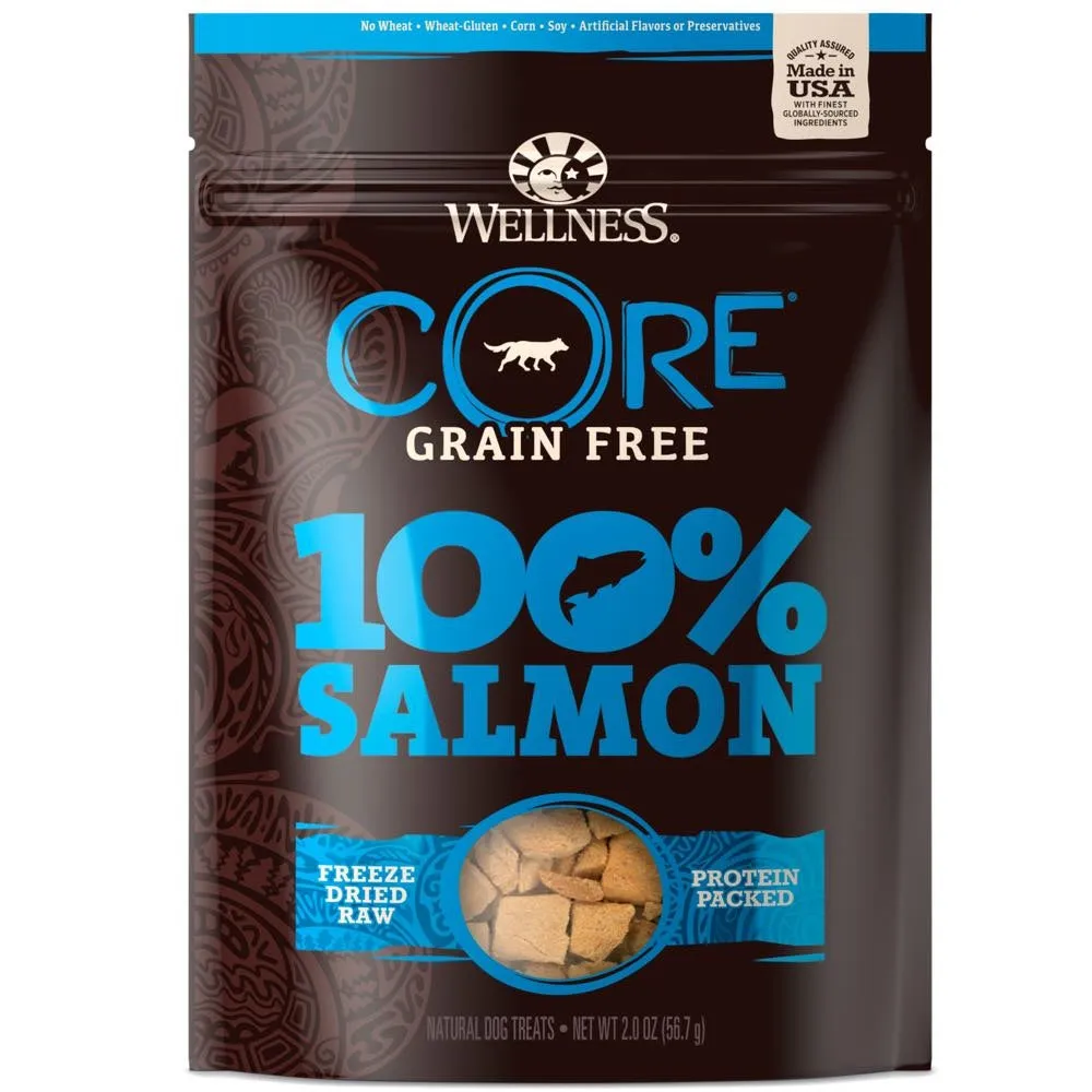 Wellness CORE 100% Salmon Freeze Dried Dog Treats 2oz