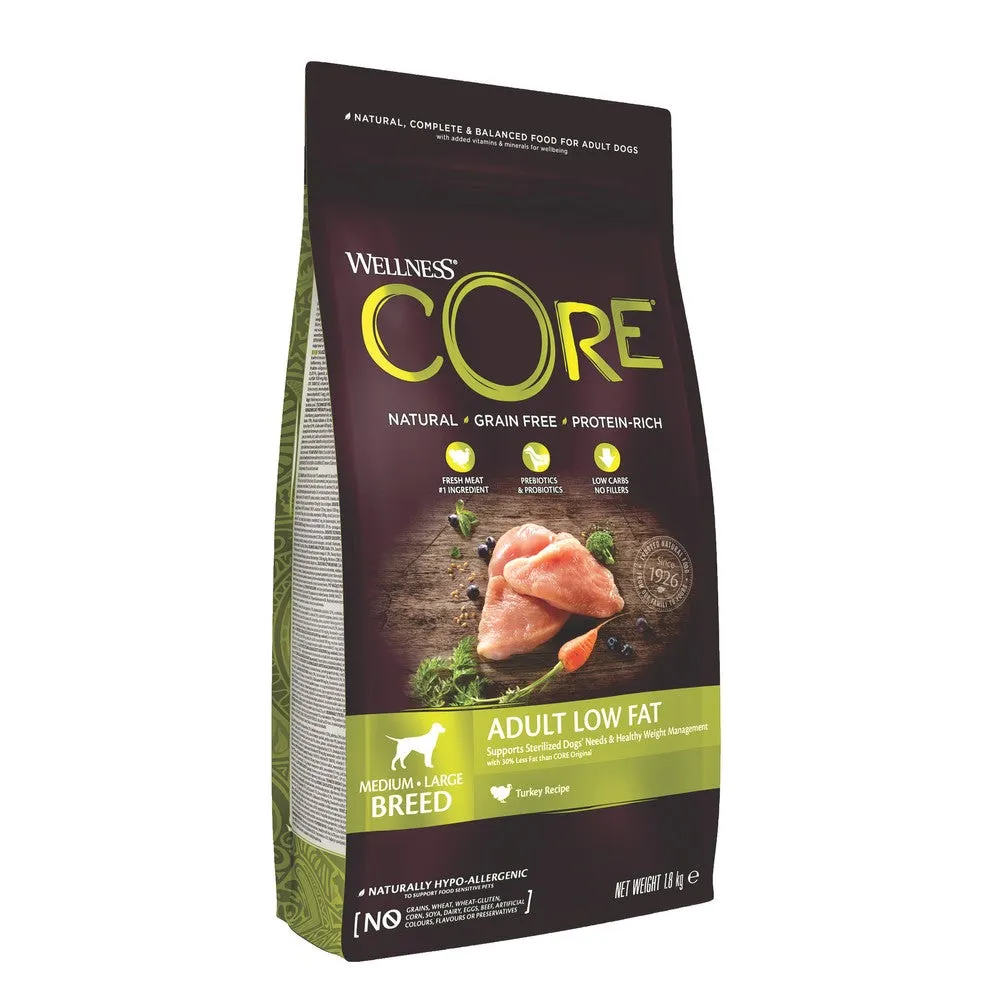 Wellness CORE Healthy Weight Turkey Grain Free Adult Dry Dog Food 1.8kg