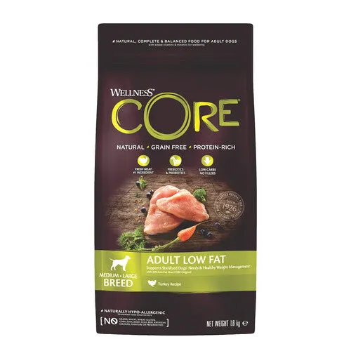 Wellness CORE Healthy Weight Turkey Grain Free Adult Dry Dog Food 1.8kg