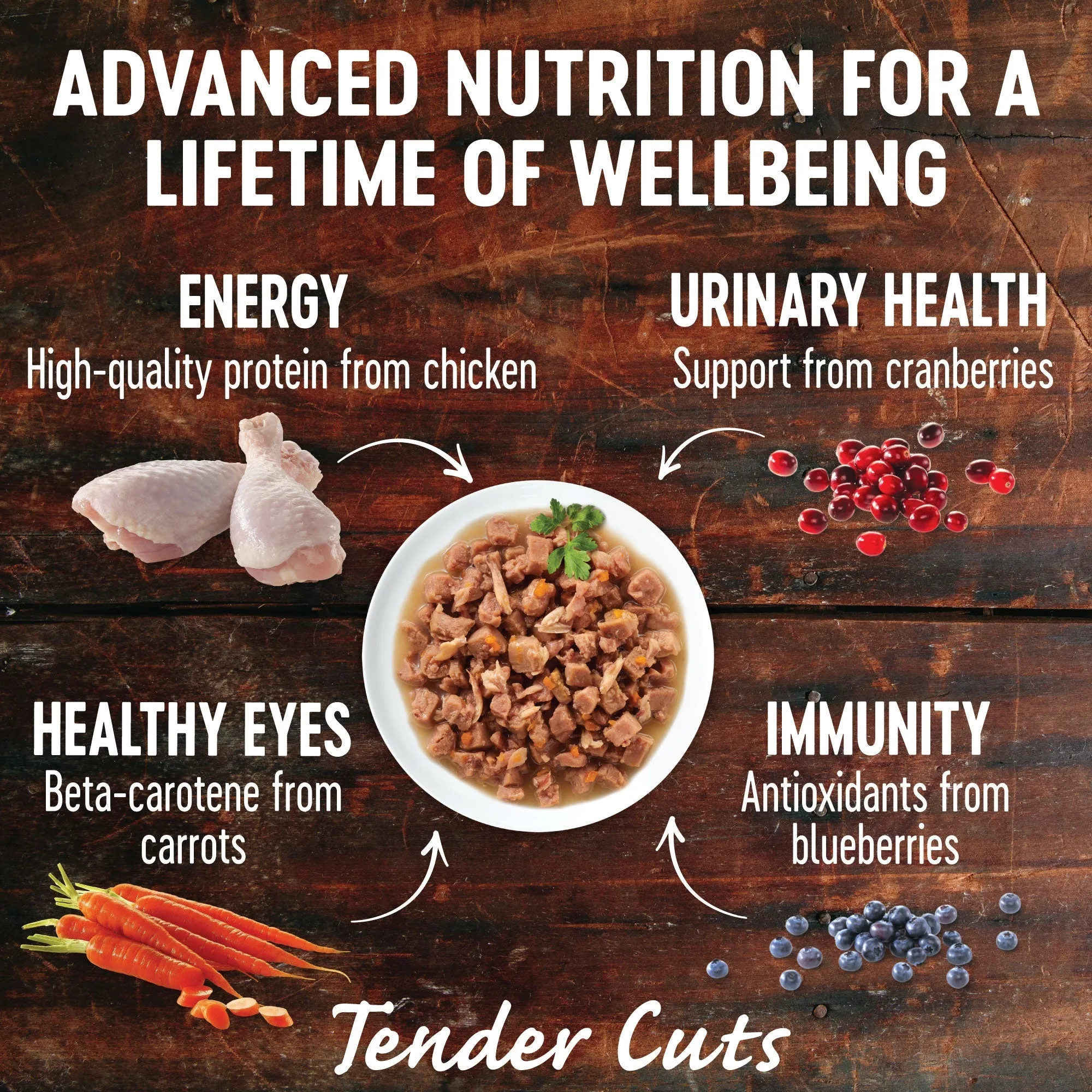 Wellness CORE Tender Cuts with Chicken and Chicken Liver in Gravy Wet Cat Food 85g x 8