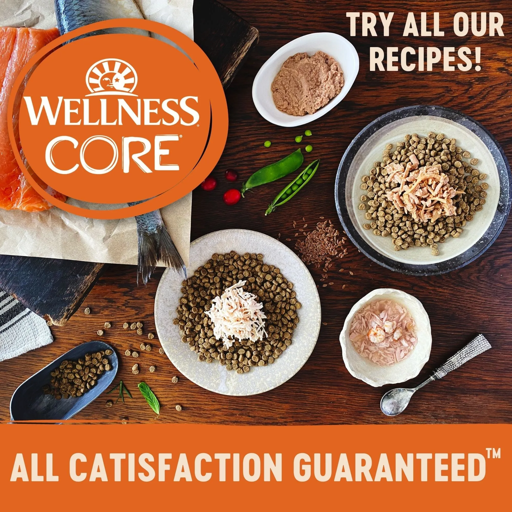 Wellness CORE Tender Cuts with Salmon and Tuna in Gravy Wet Cat Food 85g x 8