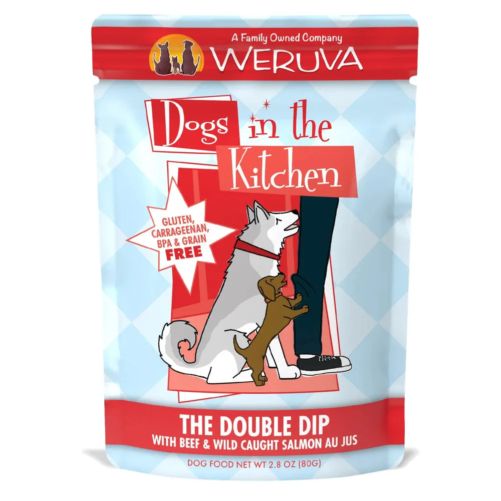 Weruva Kitchen Double Dip with Beef & Wild Caught Salmon Dog Food Pouch