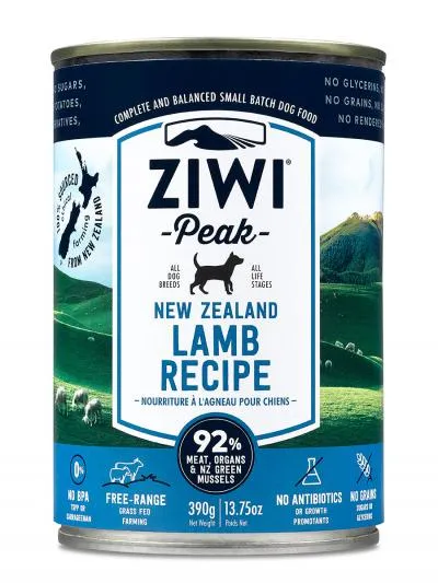 Ziwi Peak Canned Dog Food Lamb